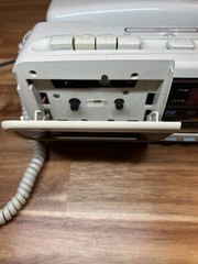 Soundesign 7580IVY AM/FM Alarm Clock radio Telephone Cassette Player READ DESC