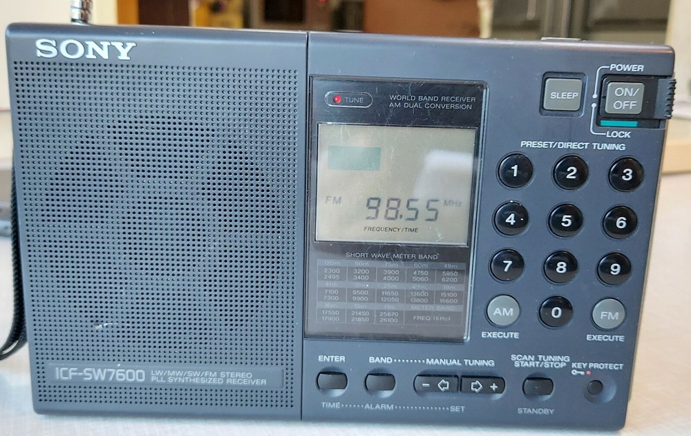 🎧 Vintage SONY ICF-SW7600 WORLD RECEIVER