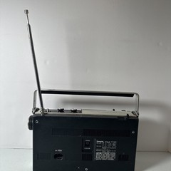 Vintage Panasonic RF-1080 AM/FM PSB 3-Band Portable Radio Black TESTED