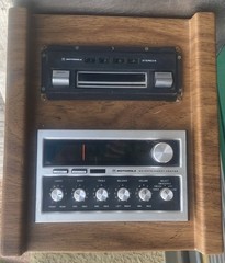 Vintage Motorola 1970’s Airstream Entertainment Center Panel 12V AM/FM 8 Track