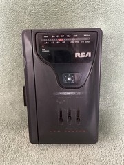 Tested Vintage RCA AM/FM Stereo Radio Cassette Player RP-1851A W/Mini Speakers