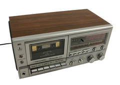 Vintage Chronosette-237 AM/FM Clock radio Cassette Player Model 12-1543