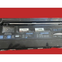 RANDIX Vintage AM/FM Stereo Radio Twin Cassette Recorder SCR771