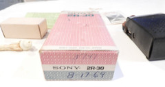 Vintage Sony 2R-30 Transistor Radio w/ Box,Case,Warranty,Ear piece,Instructions