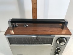 Essex Radio Wood Black Silver Hifi Vintage AM FM Portable Radio Untested