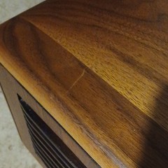 RCA Victor Vintage Wood Tabletop Radio with Police Band Dial Window