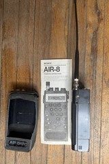 Sony Air-8 Handheld Synthesized Receiver 4-Band PSB/AIR/FM/AM Radio Manual Cover