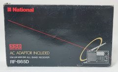 Vintage National RF-B65D Radio Receiver Rare with box – For parts only