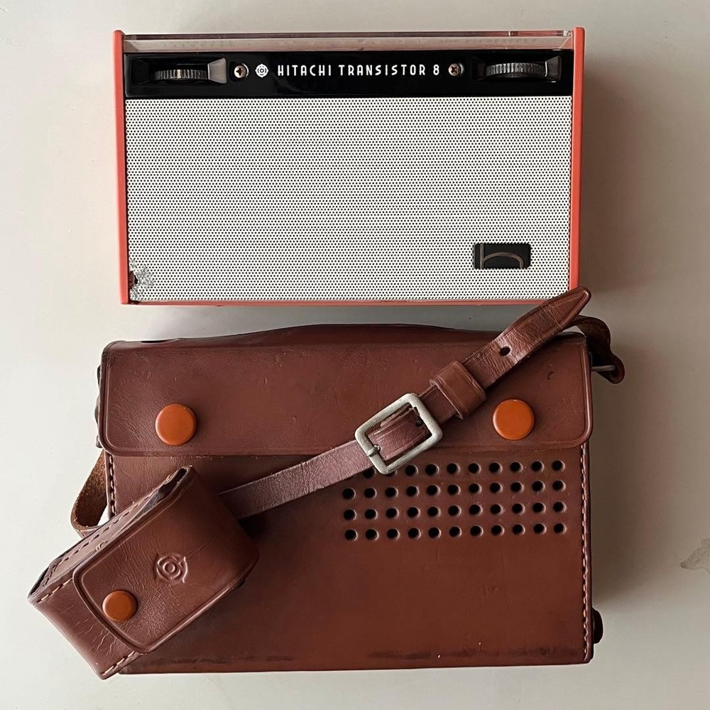 Hitachi Transistor 8 Radio Kelly WH-822 Vintage Rare Unused Mint Pink Case JP