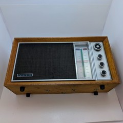 Panasonic RE-7259 FM-AM 2-Band Desktop Tabletop Wood Radio Vintage 1975