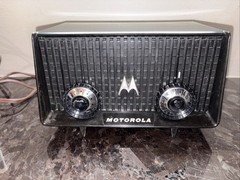 Vintage Motorola Radio Model 56R Black Mid Century Modern – Working Condition
