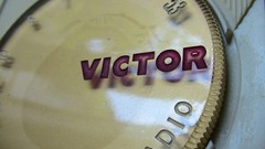 VICTOR Portable Vacuum Tube Radio PR-5 Rare Vintage Retro F/S JP Made in Japan
