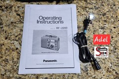 Panasonic RF-2200 Radio Recapped & Upgraded By Adel Used But Looks Like A New