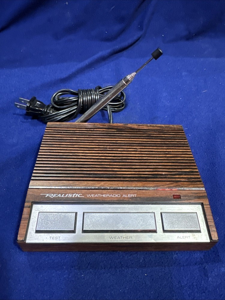 Vintage REALISTIC Weather Radio Weatheradio Alert III Model 12-140 Tested Works