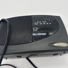Magnavox AE2145 Portable AM FM TV Weather Radio Black . Tested And Working.
