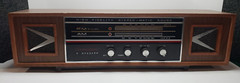 Vintage Commodore FM-AM Radio Model 744 Stereo-Matic-Sound 4 Speaker High Fideli