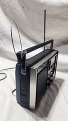 Vintage Panasonic RF-1115 UHF, PSB High, AM, FM, AC/DC portable radio
