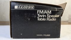 Vintage Lloyd&rsquo;s Woodgrain AM FM Radio RR-6561 Working Sage Allen Price In Box