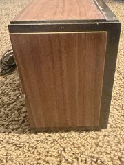 RCA RZC243W AM/FM Radio Wood Case Tone & Tuning Control Vintage Tabletop