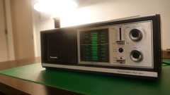 REAL 1972 Panasonic RE-7273 FM AM 3-Band Table Radio Working RETRO VINTAGE WOOD