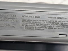 General Electric GE 4 Band Portable Radio 7-2948A AM FM TV1 TV2/WB
