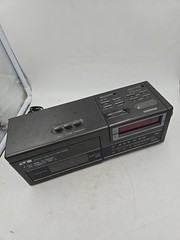 Vintage Sears Roebuck AM/FM Cassette Clock Radio Tape 225.23415
