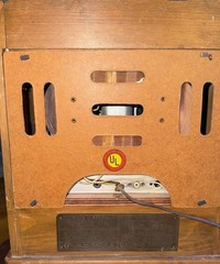Vintage Guild Spice Chest Radio 484 Wooden Cabinet Original Paperwork UNTESTED