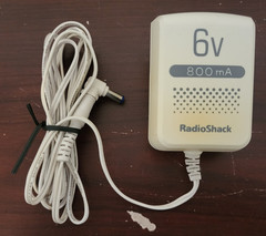 Vintage Portable Silver Box Radio Shack AM/FM/PPL Clock Radio #12-898 ~ 1 OWNER!