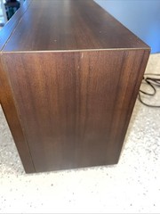 Vintage Panasonic Wood AM/FM Table Radio Model RE-784 Two Band Table Top Works