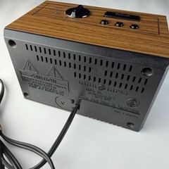 Vintage GE 7-4620D AM/FM Alarm Clock Radio Woodgrain Tested Working Ships Free
