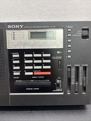Vintage SONY ICF-2001 World Band Radio Receiver (PARTS ONLY SOLD AS IS)