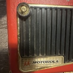 Vintage Red Portable Motorola Roto-Tenna Radio Model 56L2
