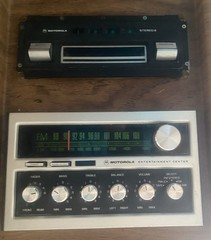 Vintage Motorola 1970’s Airstream Entertainment Center Panel 12V AM/FM 8 Track