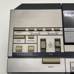 RCA Premier RP-3855 AM/FM Stereo Clock Radio Cassette Recorder *TESTED* (258)