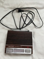 Vintage REALISTIC WEATHERADIO Alert Model 12-140 Simulated Walnut Finish