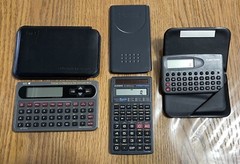 Vintage 90s Casio fx-260SOLAR Radio Shack EC-328 Calculator AND Seiko SII