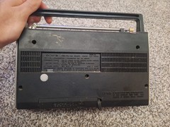 Vintage Sony ICF-7370W PSB FM AM 3 Band Portable Radio Working