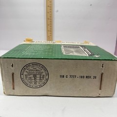 General Electric Portable Radio Brown Solid State 7-2877F AC DC Manual (No work)