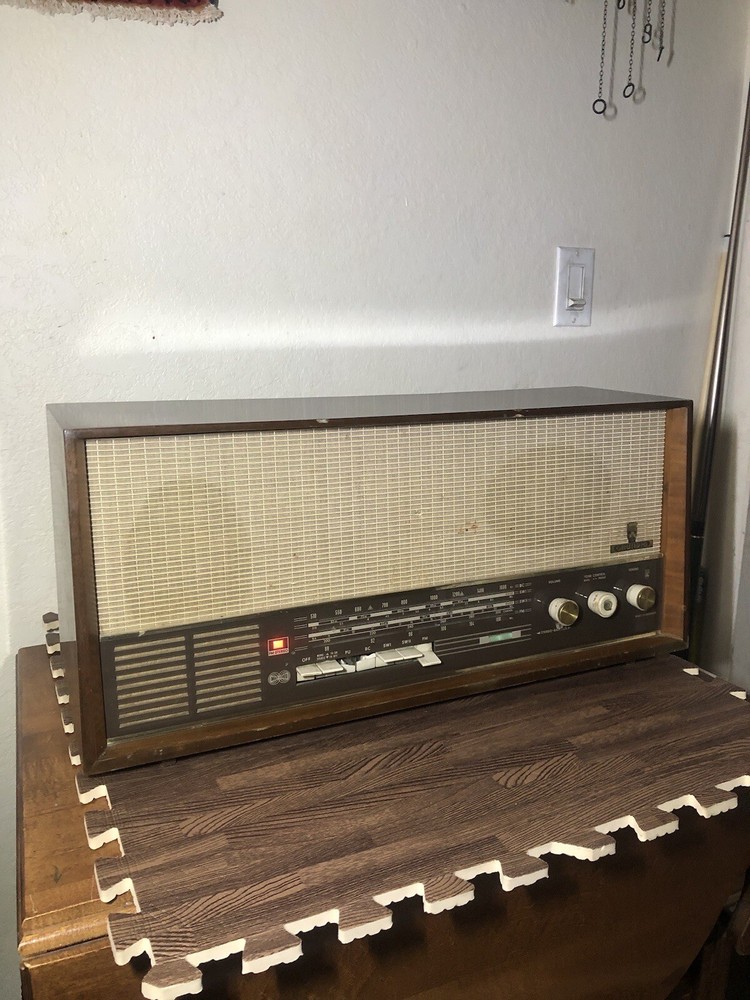 Working Vintage Tabletop Grundig Model 4570 U/Tube Stereo Made in W. Germany