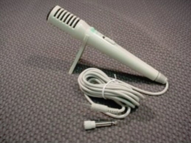 NEW Microphone/Mic w/Stand 3.5mm 1/8&Prime; and 6.35mm 1/4&Prime; adapter, 8ft Cord/Cable
