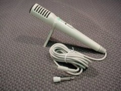 NEW Microphone/Mic w/Stand 3.5mm 1/8&Prime; and 6.35mm 1/4&Prime; adapter, 8ft Cord/Cable