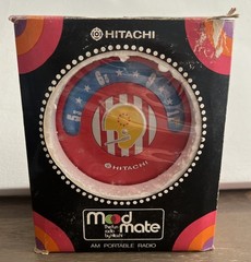 NEW IN BOX Vintage Hitachi Mood Mate (Mod) Portable Radio TH-100 70S Football