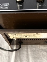 Montgomery Wards Airline AM/FM Clock Radio Early 1970s Tested Clock Keeps Time