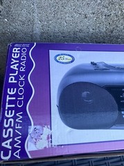 Cassette Player Lenoxx Sound Model CT-99, AM/FM/Radio/record Open Box