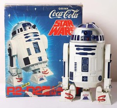 Vtg 1977 Star Wars R2-D2 AM Radio Coca-Cola Fuji Japan – Working w/ Box Rare