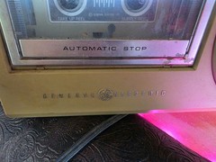 Vintage General Electric Portable AM/FM Radio/Cassette Recorder, No. 3-5240-D