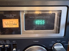 GE 7-2990A Superadio AM FM SW Radio Receiver Recorder Digital Counter WORKS