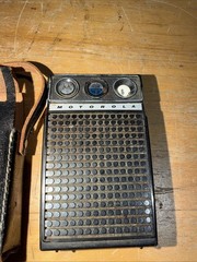 Vintage Motorola 6T Transistor Radio Model XP40EE Portable Black & White- Tested