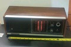1970s Panasonic Model RE-7371 AMFM Radio Solid State Wood Finish Japan WORKS!