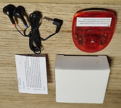 Vintage Promotional Coca Cola FM Auto Scan Radio Earphones Light Instruction Box